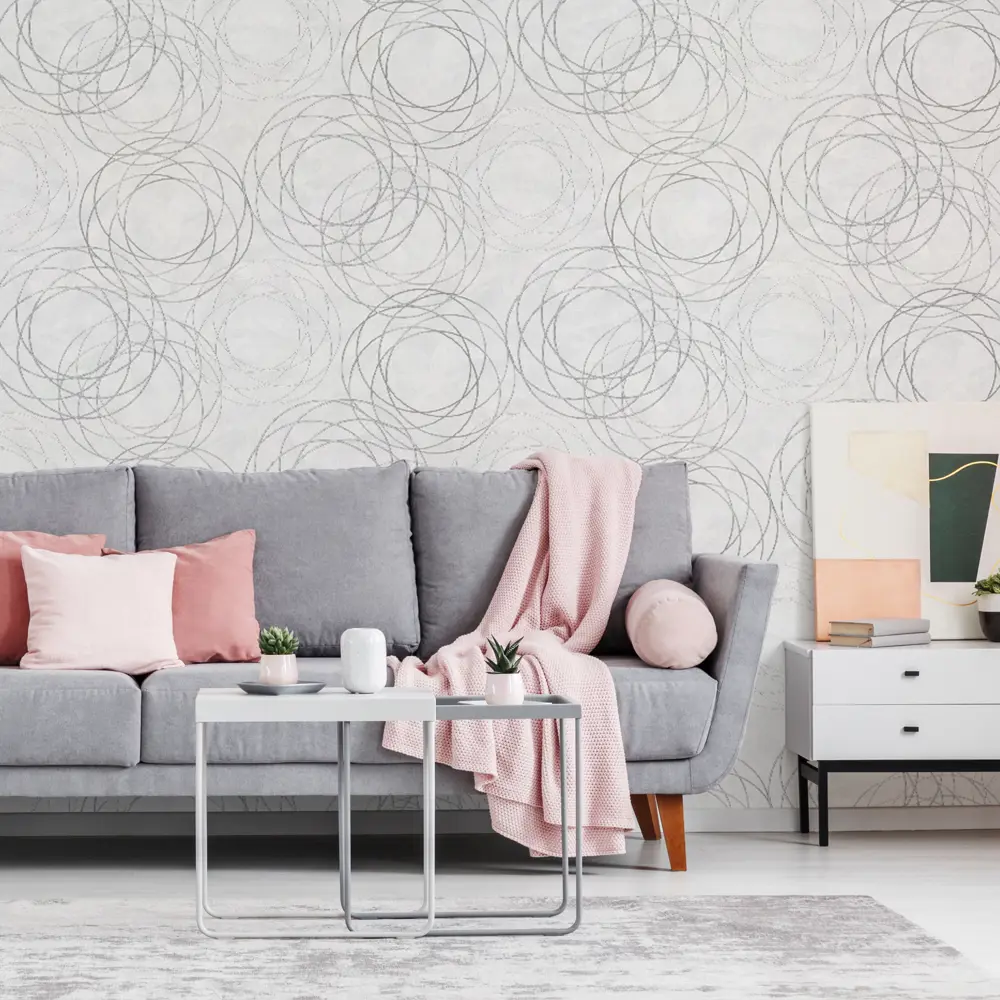 Флизелиновые обои Артекс Фокус серые 1.06 м 89400271 STLM-1493120 - Вид №3