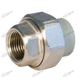 Муфта FV-PLAST с переходом на металл разьемная с ВР 63х2" 236063