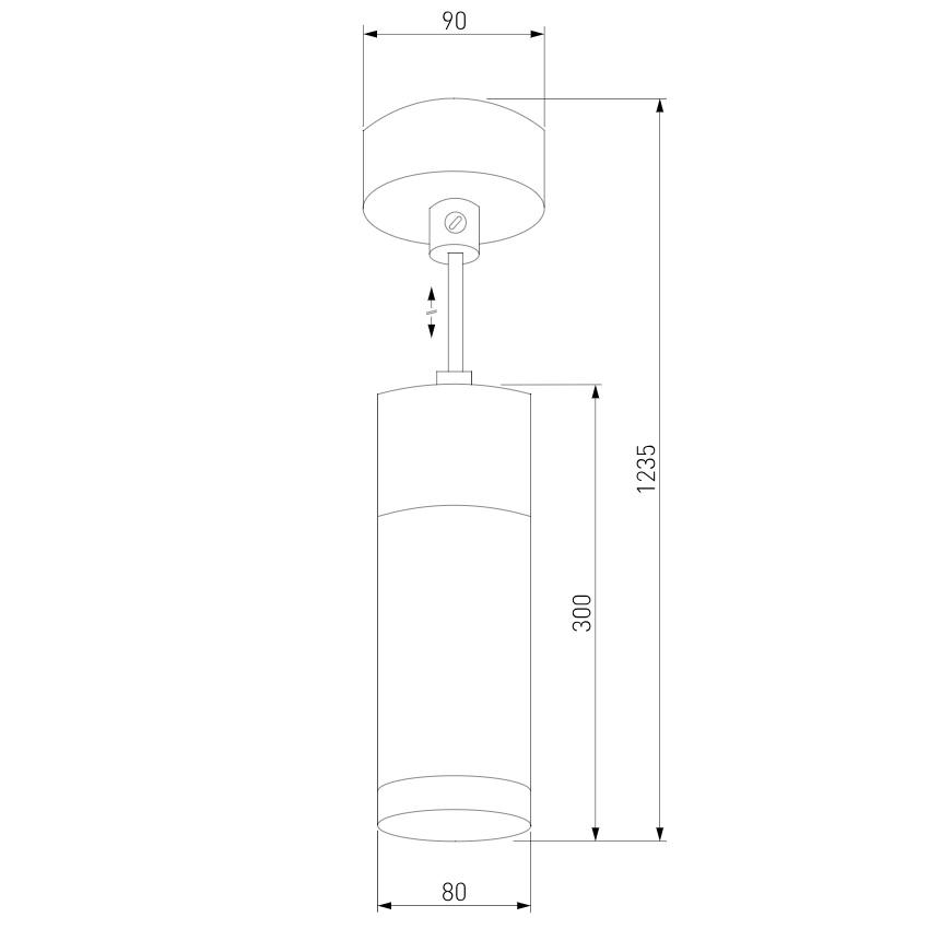 Подвесной светильник Eurosvet Double Topper 50135/1 LED хром/черный жемчуг EUROSVET DOUBLE TOPPER 223281 Черный  - Вид №1