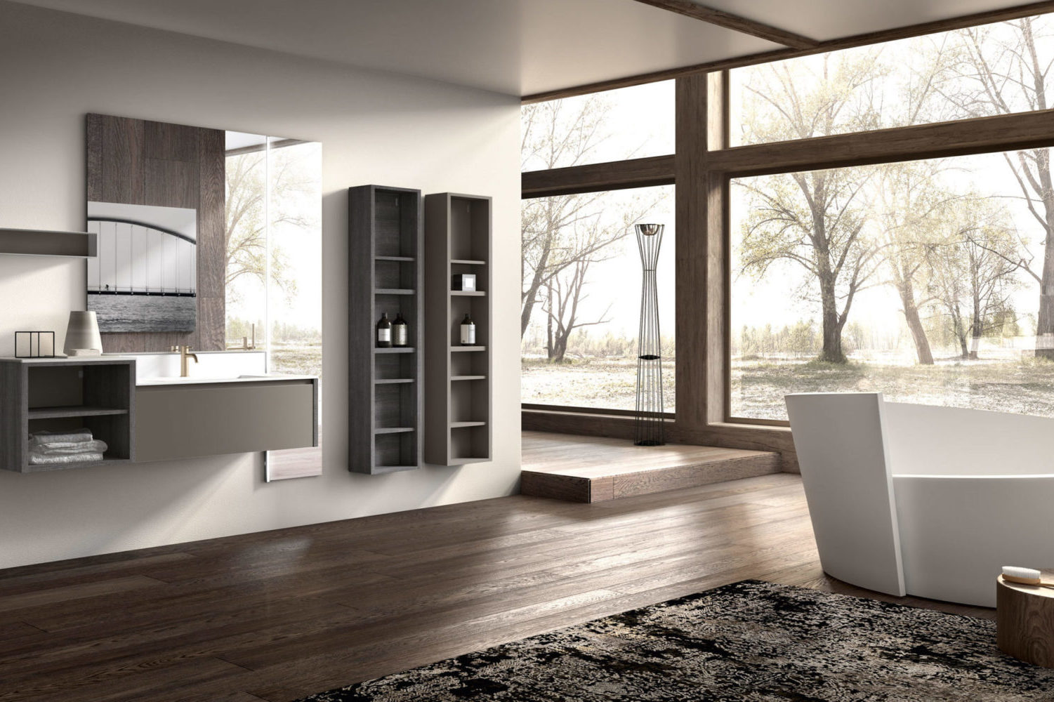 Tender lak – 08 Mastella  Tender LAK  Комплект мебели для ванной 