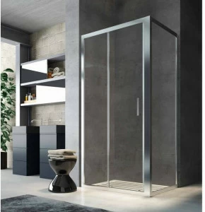 Glass1989 Душевая кабина угловая стеклянная с раздвижной дверцей Showering