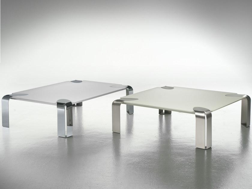 F.lli Orsenigo Квадратный хрустальный журнальный столик Flow sun-id-1398482 - Вид №2