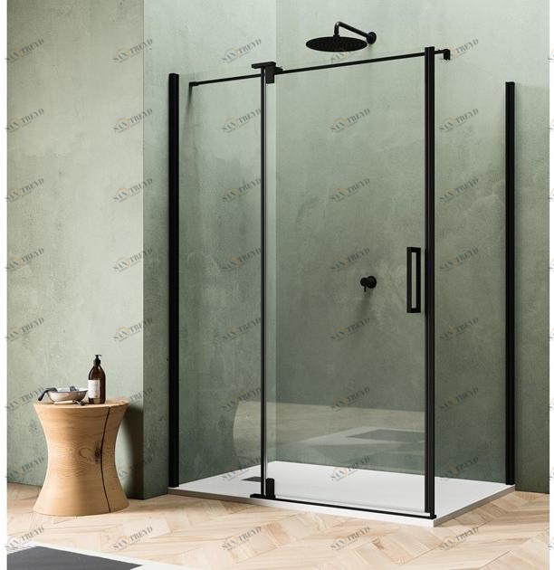 Karol Душевая кабина ниша с распашной дверцей Blackberry Karolitalia sun-id-1390581