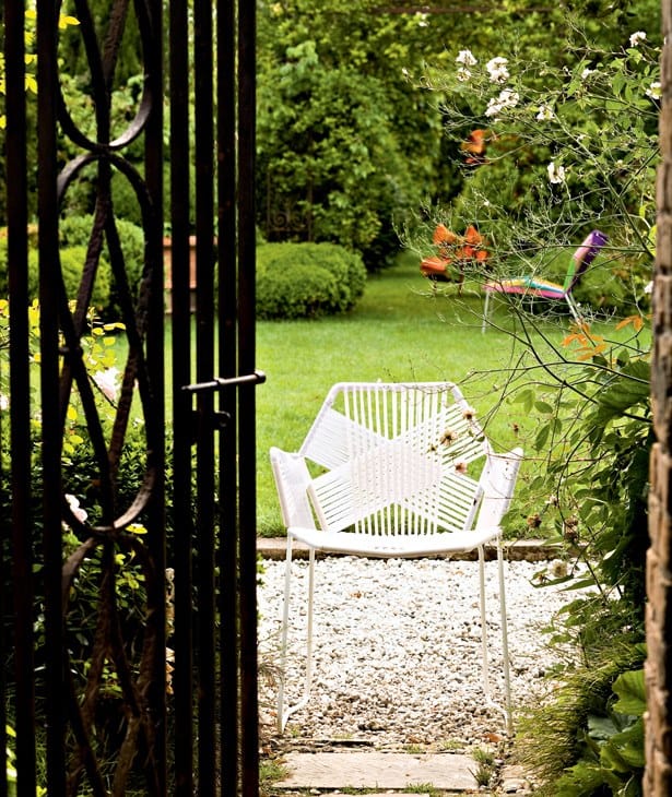 Стул из плетеной инженерной пластмассы с подлокотниками MOROSO Tropicalia ARCH-00054501 - Вид №4