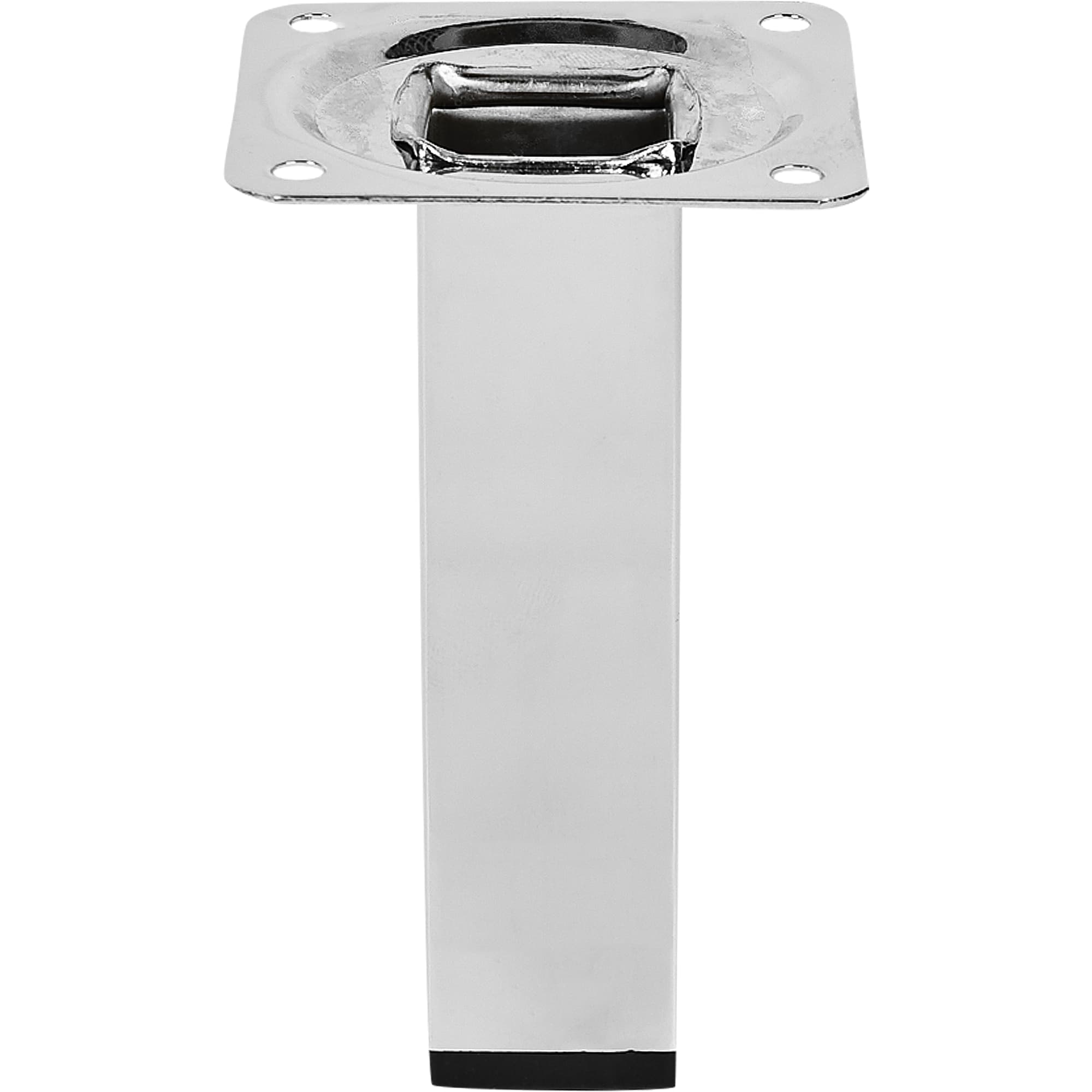 82732512 Ножка квадратная 100х25, сталь, цвет хром Santreyd 