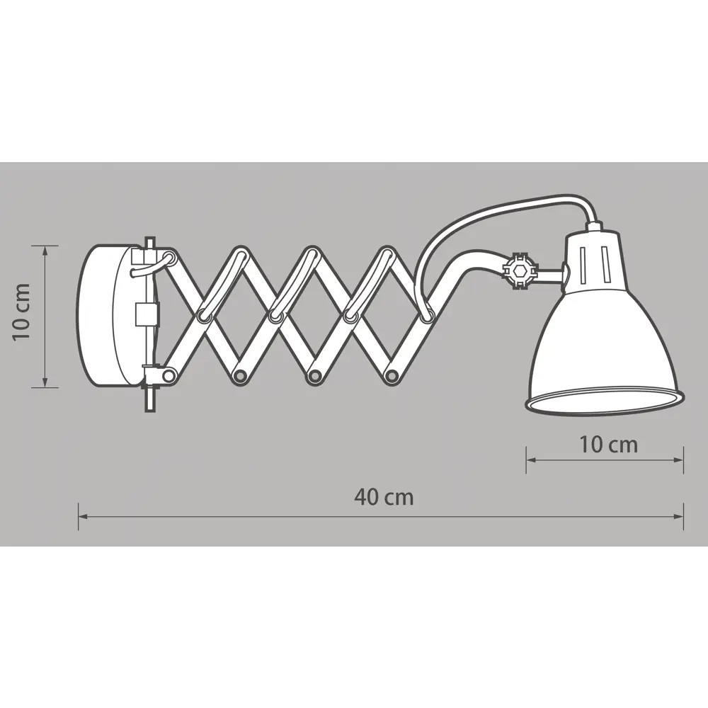 Бра Inspire Naha — минималистичный настенный светильник в стиле никель 82544217 STLM-0029480 - Вид №5