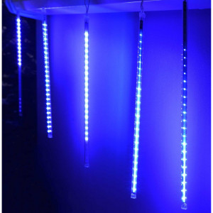 82309547 Электрогирлянда комнатная «Сосульки» 2.4 м 144 LED 8 ламп синий