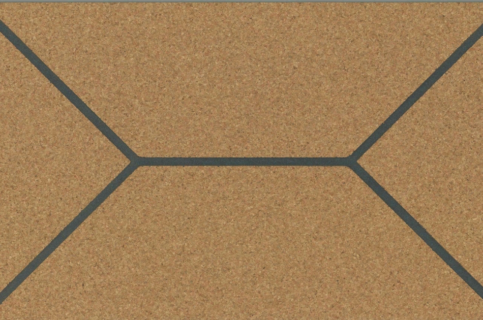 315 048 684 Пробковая 3D-плитка для стен Bluemoon GRANORTE Groovy - Вид №2