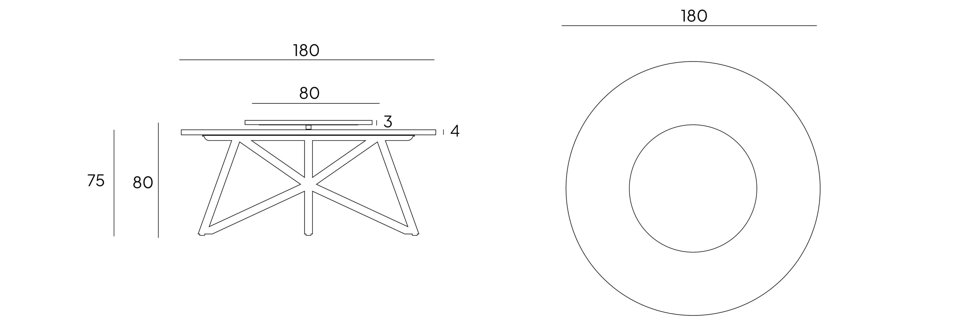 Круглый стол из каррарского мрамора с ленивой Сьюзен VELTHA® Hermu ARCH-00146951 - Вид №15