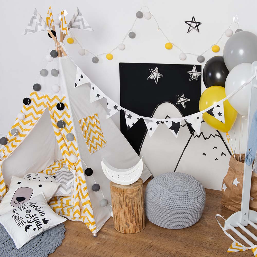 Вязаный пуф Серый Меланж VAMVIGVAM  281931 Серый Santreyd  - Вид №4