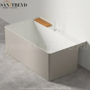 Ванна пристенная MARSIGLIA серая