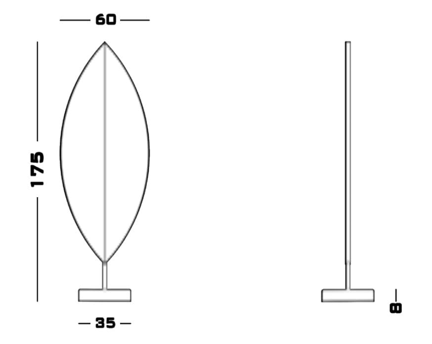 Напольное зеркало с металлической рамкой и мраморной основой Secolo AGLAIA ARCH-00056412 - Вид №9