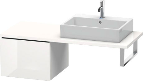 LC583204040 L-Cube Шкафчик для консоли Черный глянцевый лак Duravit - Вид №2