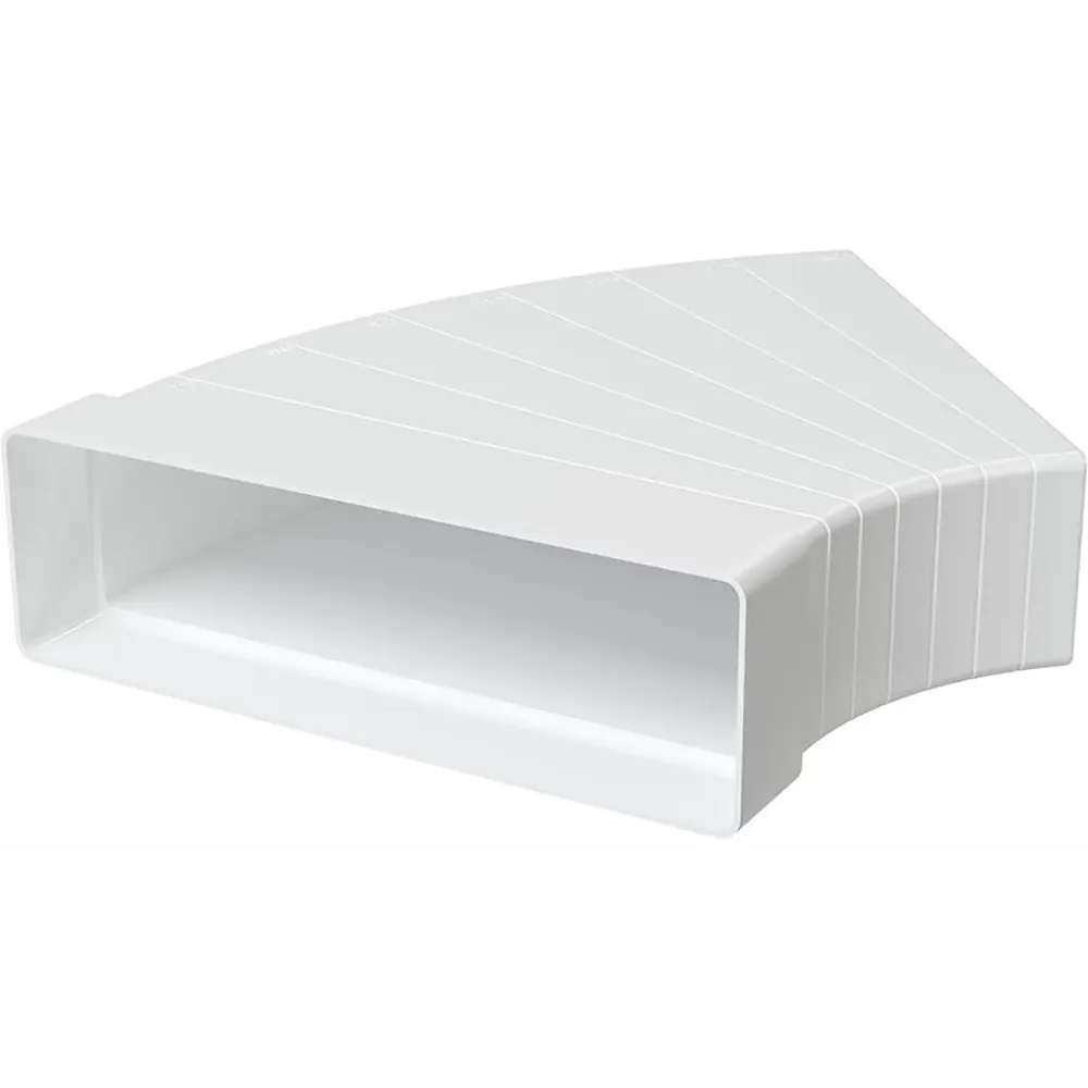 Колено разноугловое Fonet 60x204 мм пластик STLM-2161276