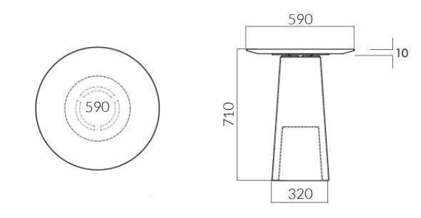Круглый садовый стол ALMA DESIGN Стол для льда ARCH-00058868 - Вид №4