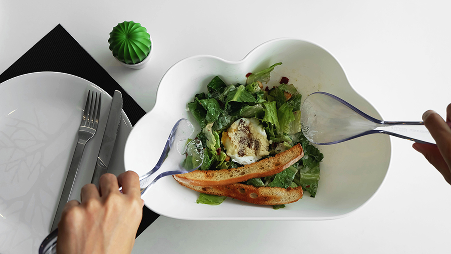 Миска для салата Cloud Qualy QL10265WHCL - Вид №2