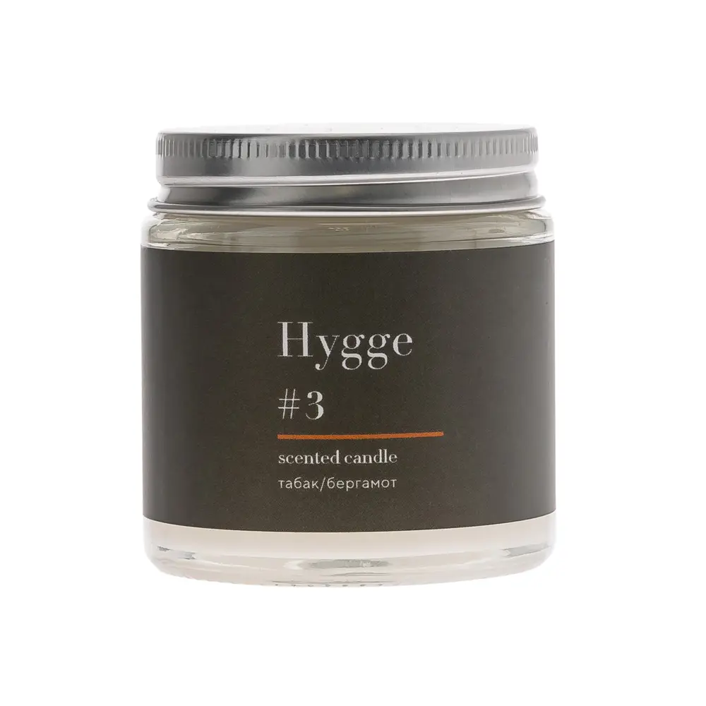 Свеча в стакане ароматизированная Arida Home Hygge N3 Табак и бергамот STLM-2135765 - Вид №4