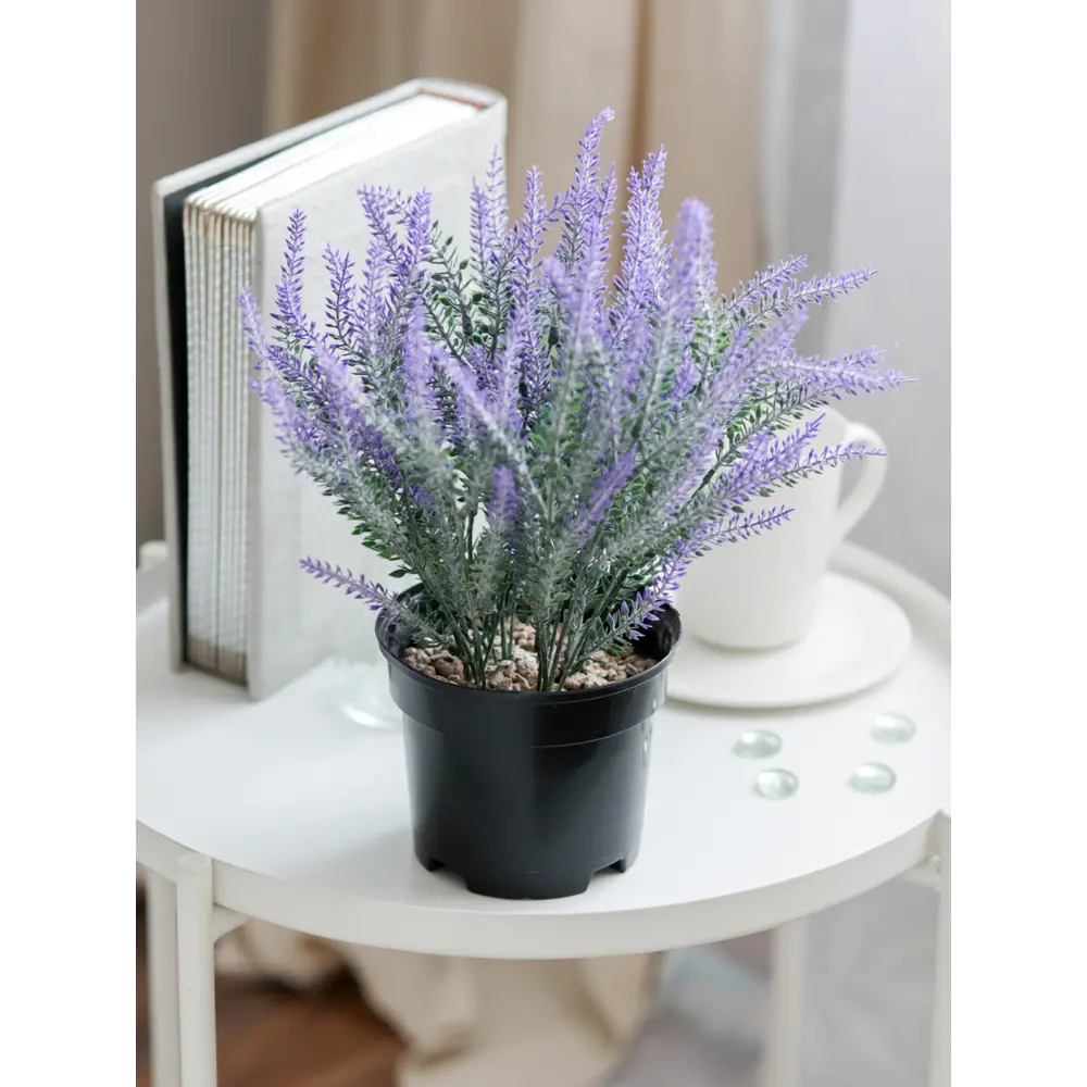 89356259 Искусственное растение в горшке лаванда Трес h30 см STLM-0949450 Santreyd  - Вид №3
