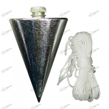 Отвес конусный 200 гр шнур 5 метр MATRIX 12633