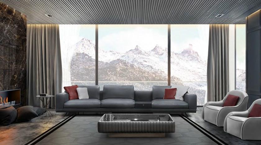 Tonino Lamborghini Casa 3-х местный диван с вещевым ящиком Sarthe sun-id-1393110 - Вид №5