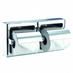 AI0320C Двойной держатель для рулонов туалетной бумаги из нержавеющей стали mediclinics