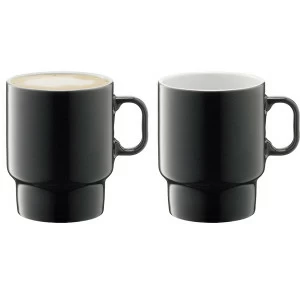 Набор из 2 чашек для капучино 380 мл серый Utility LSA INTERNATIONAL UTILITY 00-3863557 Серый