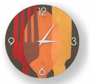 LIGNIS® Настенные часы из инкрустированного дерева Dolcevita objects 10.153 / 10.075