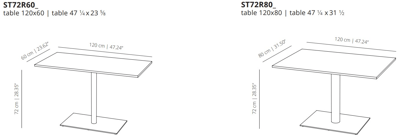 Viccarbe Прямоугольный стол под договор Stan sun-id-1403943 - Вид №2