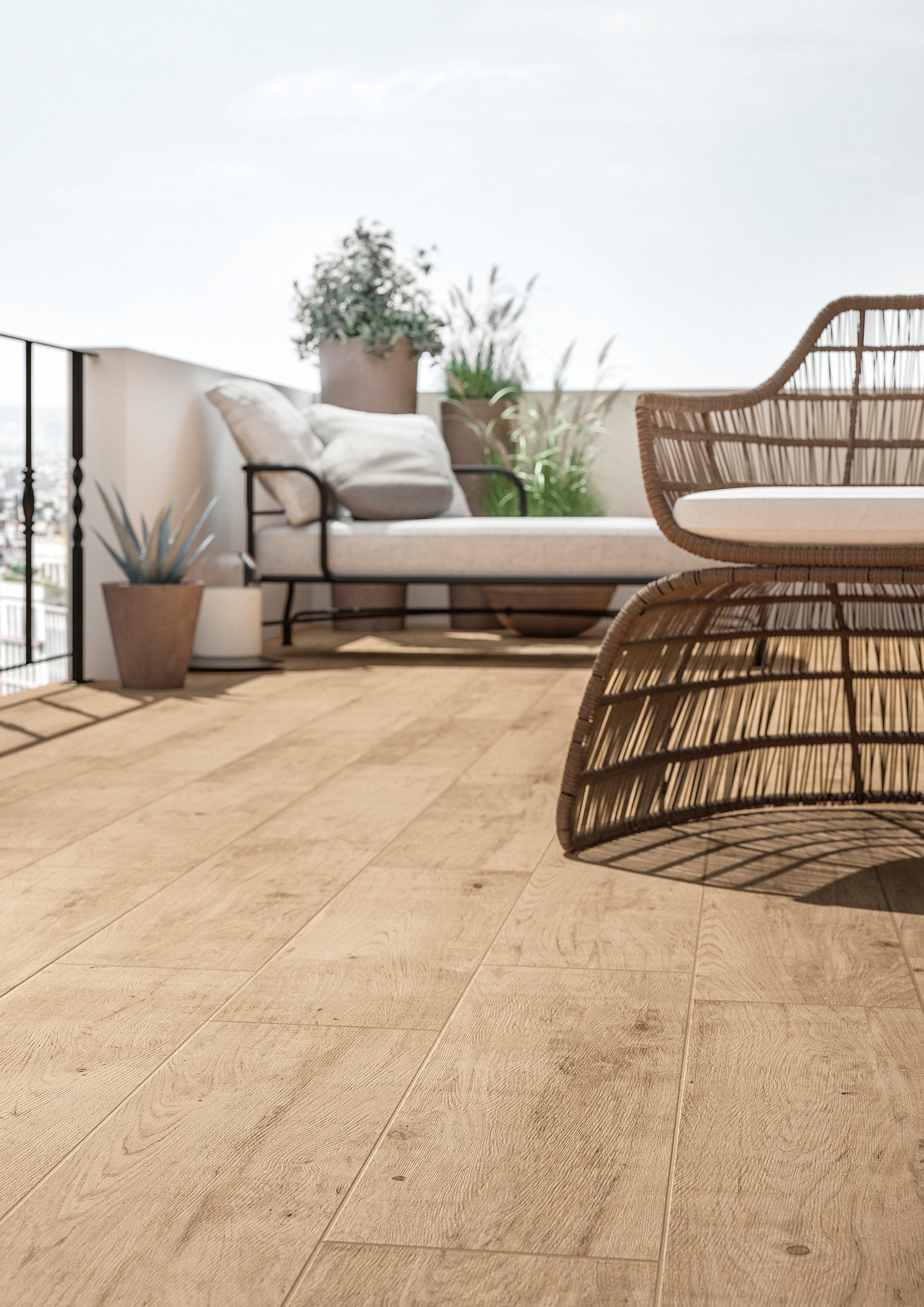 Напольное покрытие из керамогранита под дерево Fiandre Bois urbain ARCH-00055607 - Вид №3