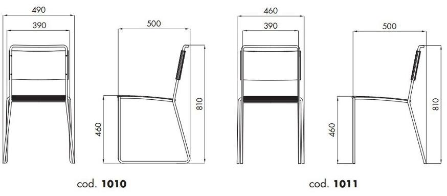 ALMA DESIGN Штабелируемый стул Estrosa sun-id-1404789 - Вид №7
