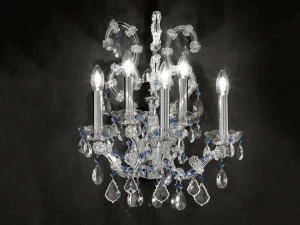 Masiero Бра из хромированного металла с кристаллами Maria teresa