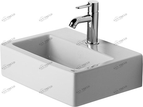 0704450041 Подвесная раковина настенная овальная Duravit Vero