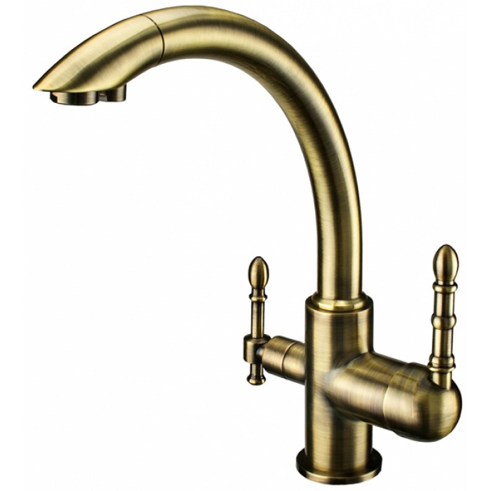 Zorg ZR 314 YF-11 Br Смеситель для кухни Zorg 325х274 мм  - Вид №1