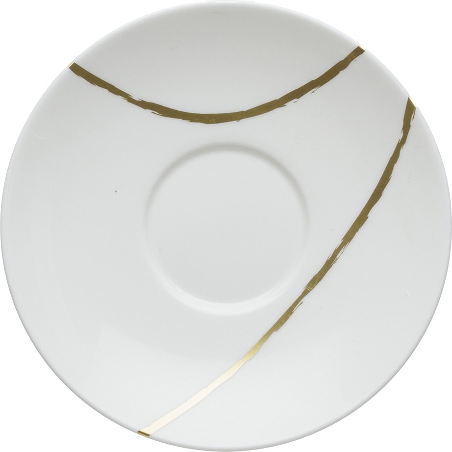 10654651 Royal Crown Derby Блюдце для чашки чайной Royal Crown Derby Эскиз. Белый 15см, фарфор Фарфор, Керамика 