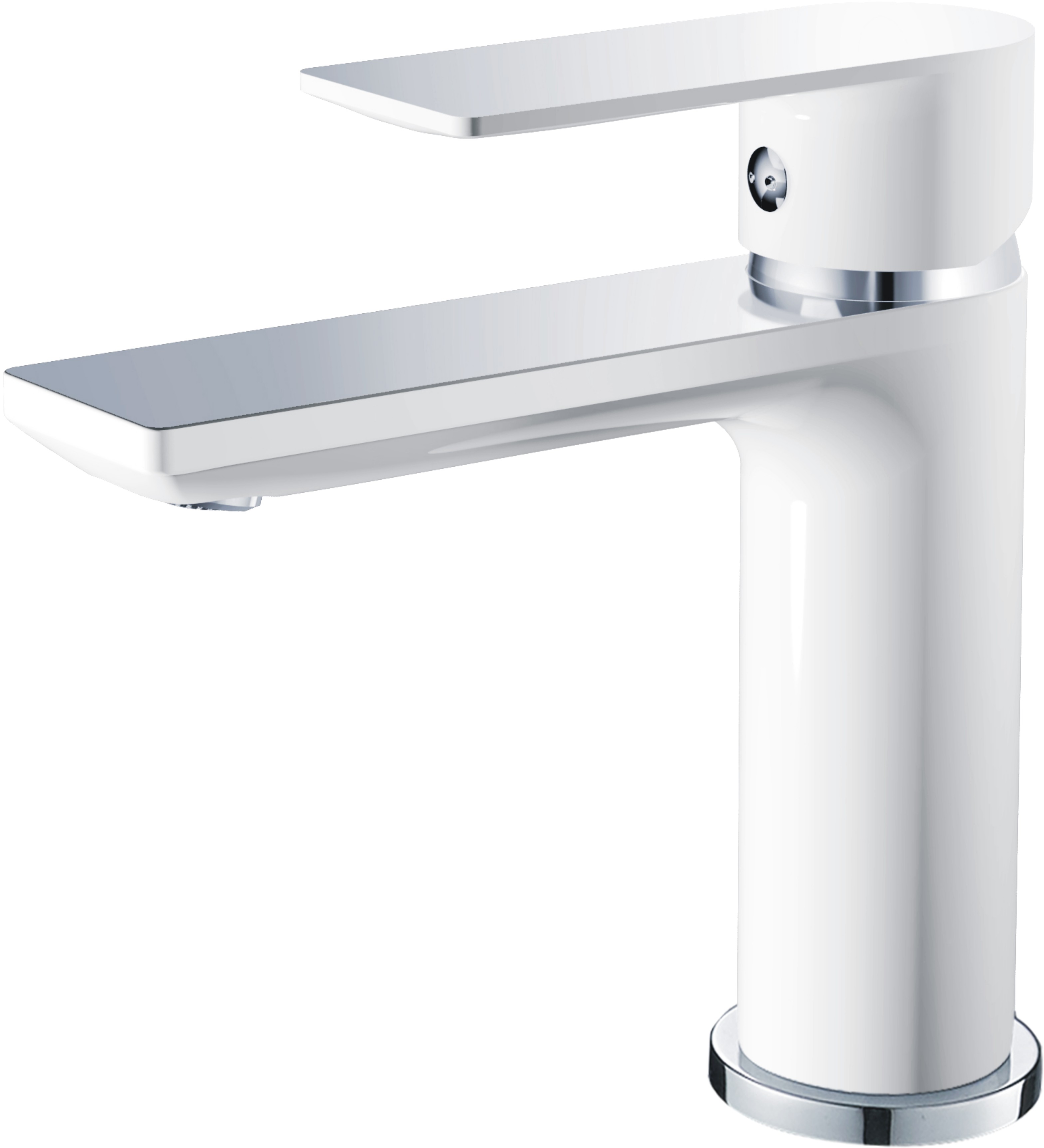 HB10505-8 Смеситель для раковины , белый Haiba  - Вид №1