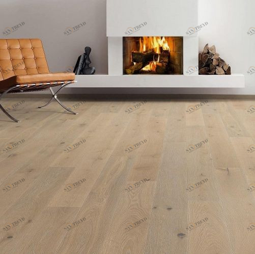 Паркетная доска Haro 4000 Series Top connect Песочно-коричневый выбеленный Саваж 529087 Дуб Рустик с брашью (Текстурированная) 2200х180 мм 1000900643