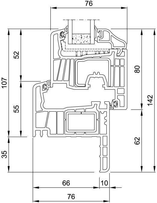NURITH Французская дверь ПВХ с двойным остеклением sun-id-1414703 - Вид №2