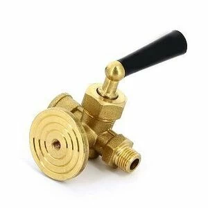 Кран ВН трехходовой для манометров, с фланцем EMMETI 1/4" 4 бар