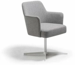 La Cividina 4-спицевый тканевый стул с подлокотниками Velour