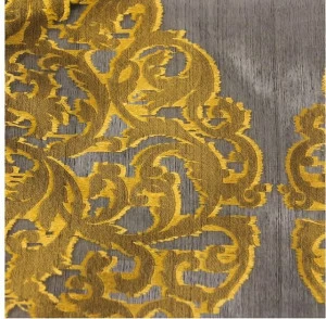 Aldeco Дамасская шелковая ткань для штор Ghute