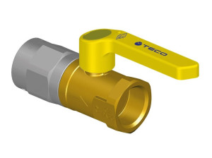 Прямой клапан с резьбой F / F с FIREBAG®