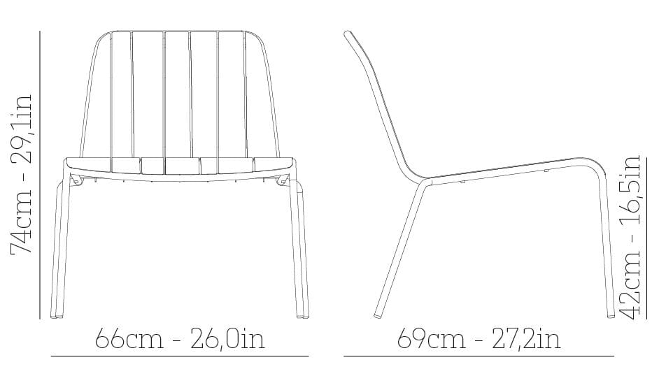 Стальной стул с порошковым покрытием BABEL D Bangi ARCH-00089156 - Вид №2