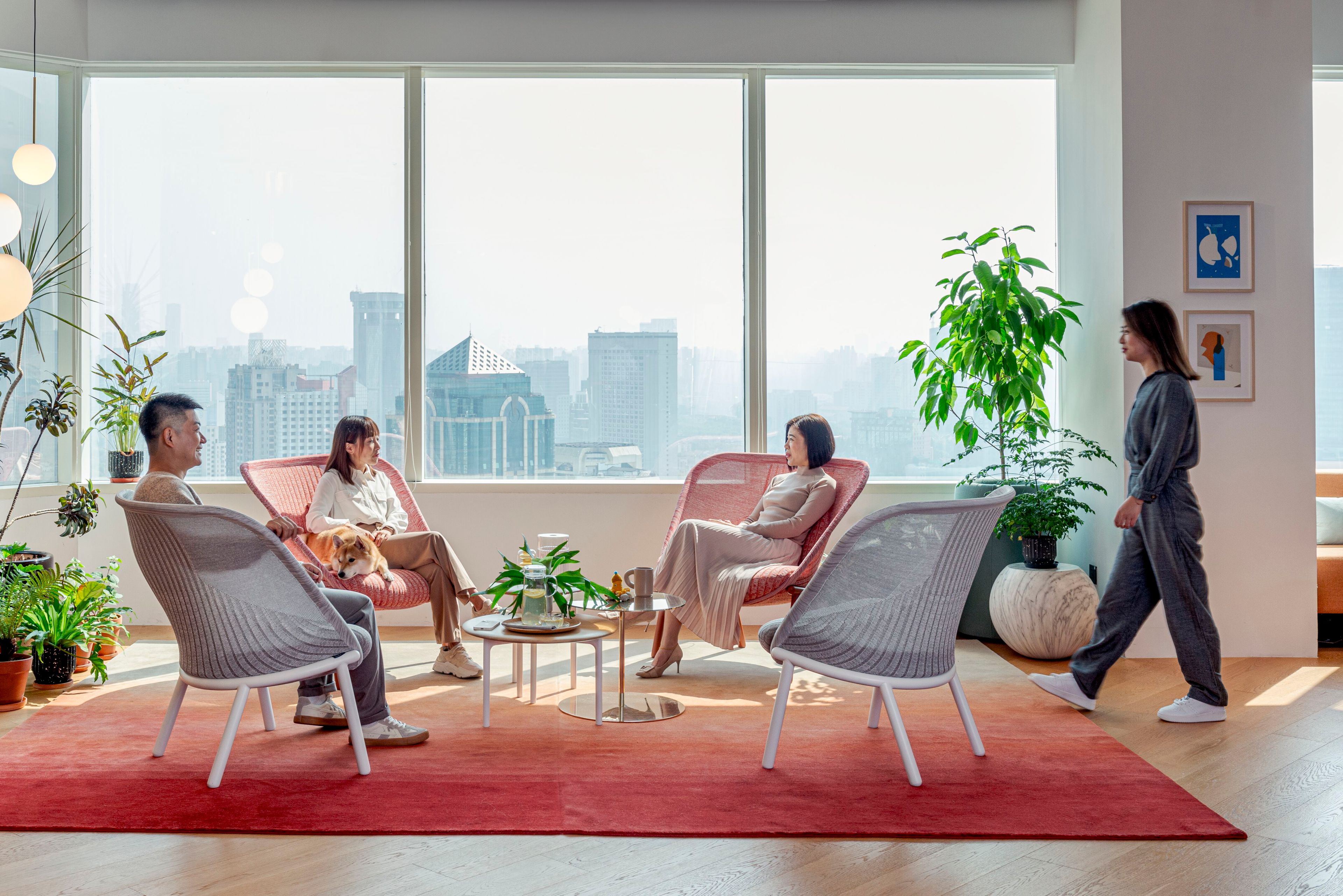 Тканевое кресло Haworth CARDIGAN LOUNGE™ ARCH-00006612