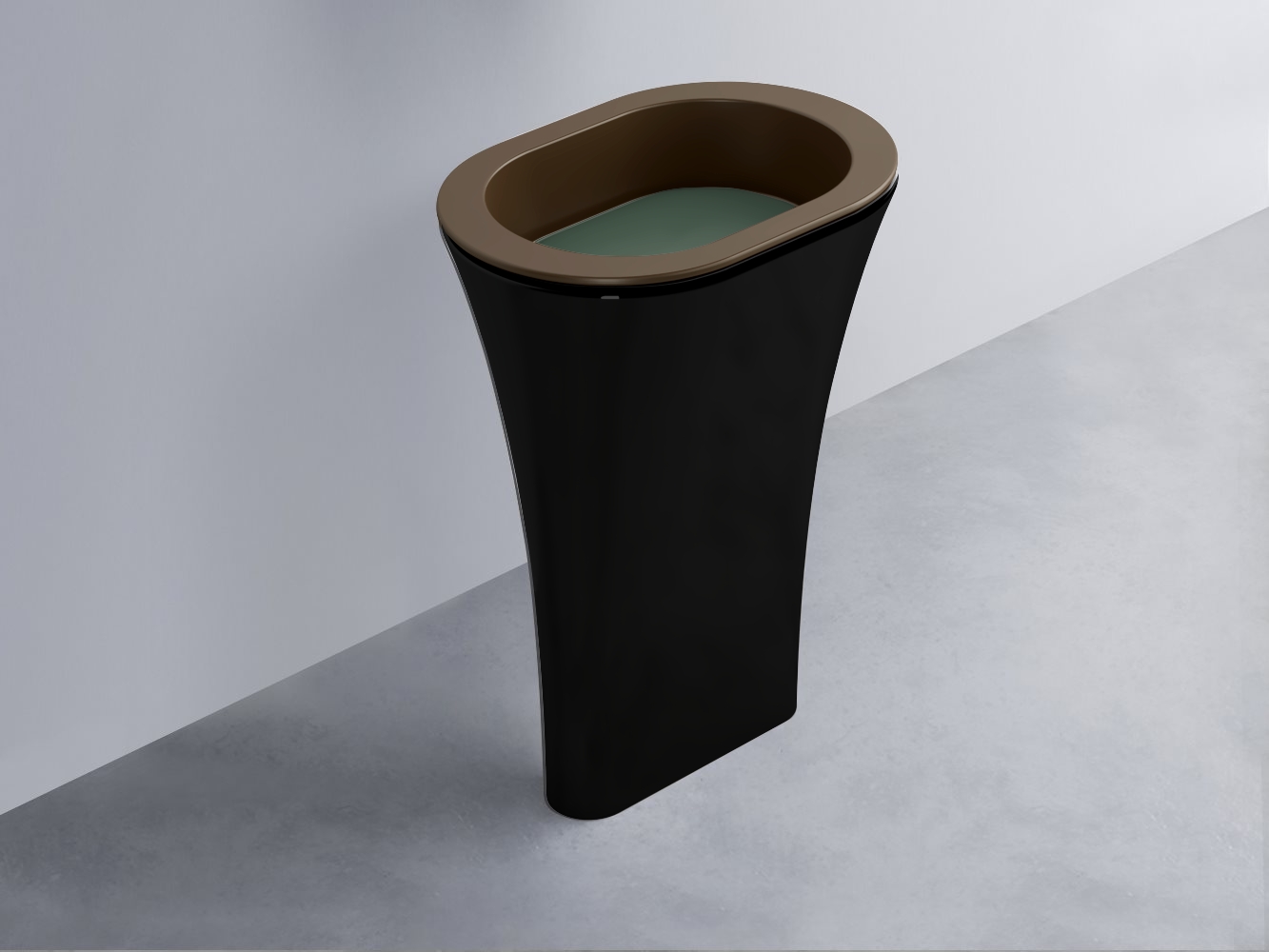 AMLA65-CA+AMPILO-MU+AMCOLO-N Раковина Amedeo Ovale отдельностоящая cielo Enjoy + Amedeo Ceramica Cielo