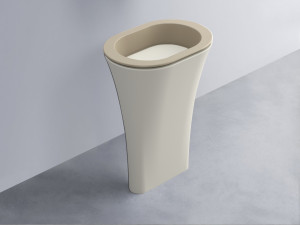 AMLA65-AV+AMPILO-TL+AMCOLO-TL Раковина Amedeo Ovale отдельностоящая cielo Enjoy + Amedeo