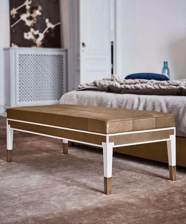 Кожаная скамейка с Капитоном OAK Милан ARCH-00085759 - Вид №3