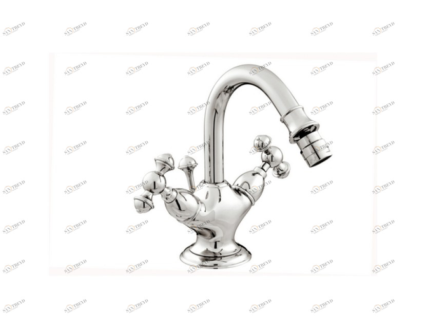 042025.000.62 Смеситель для биде на одно отверстие Сатин никель Mestre RETRO