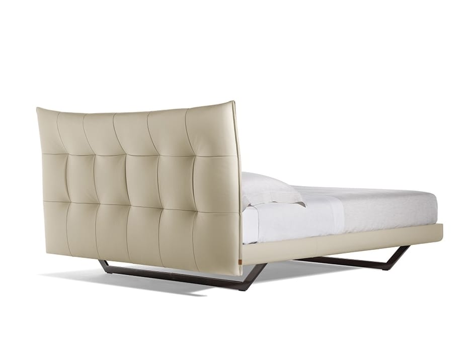 Кожаная кровать с мягким изголовьем Poltrona Frau ночь-кровати ARCH-00056155 - Вид №2
