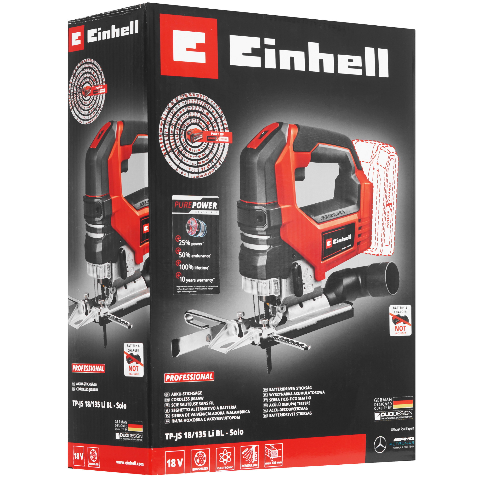 Электрический лобзик Einhell PXC TP-JS 18/135 Power X Change 18V , Без ЗУ, Без АКБ 9096716 STDN-0051343 - Вид №9