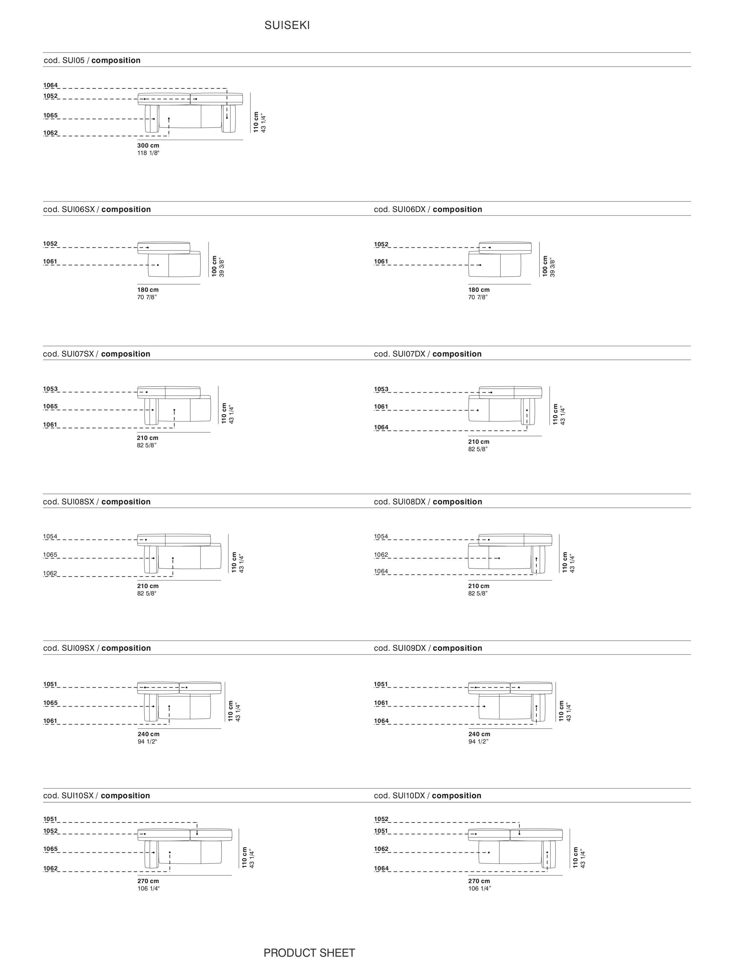 Модульный тканевый диван La Cividina Suiseki ARCH-00036892 - Вид №16